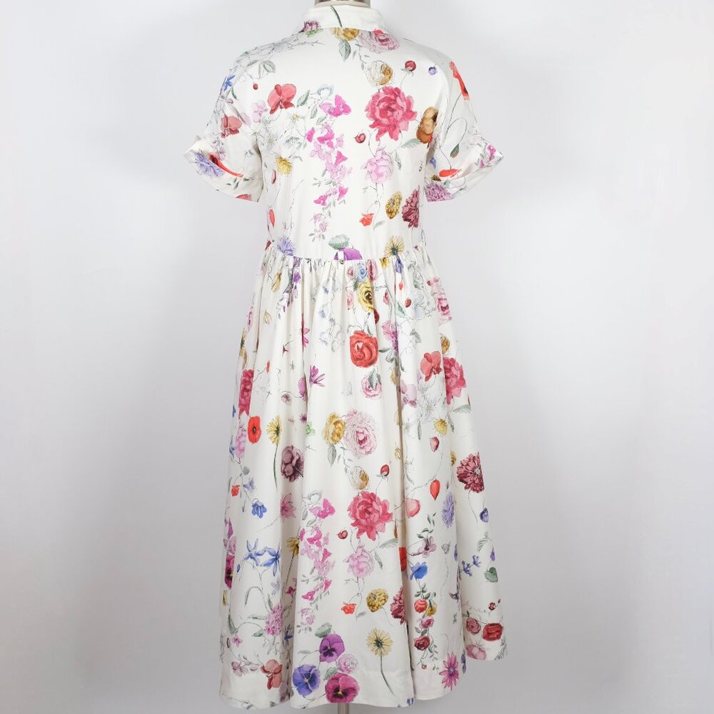 Christian Dior maxi dress 36 US 4 Florilegio 2023 print white floral - Picture 2 of 16